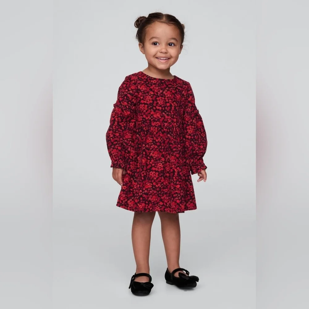 Gap Floral Corduroy Dress